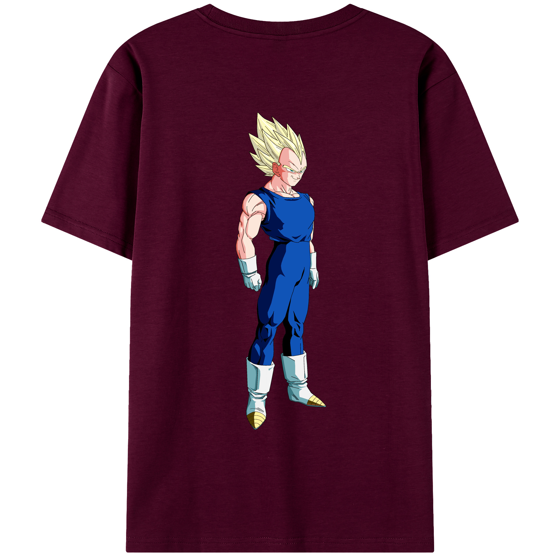 （画像用） ドラゴンボール ベジータ四世（Bejīta Yonsei）DRAGON BALL Vegeta IV レディース半袖Tシャツ(バックプリント)